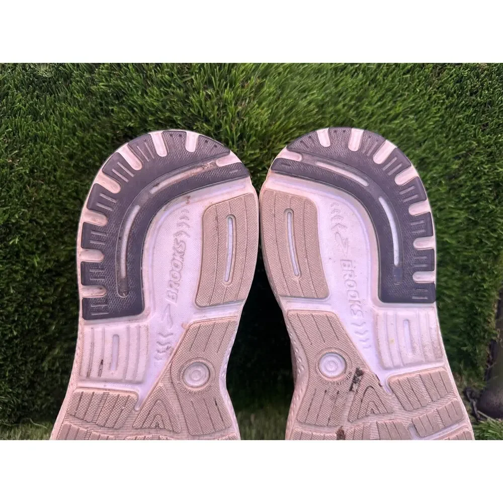 Brooks Ghost 16 1204071B006 Athletic Sneaker Women's 10B Gray Mesh Road Running